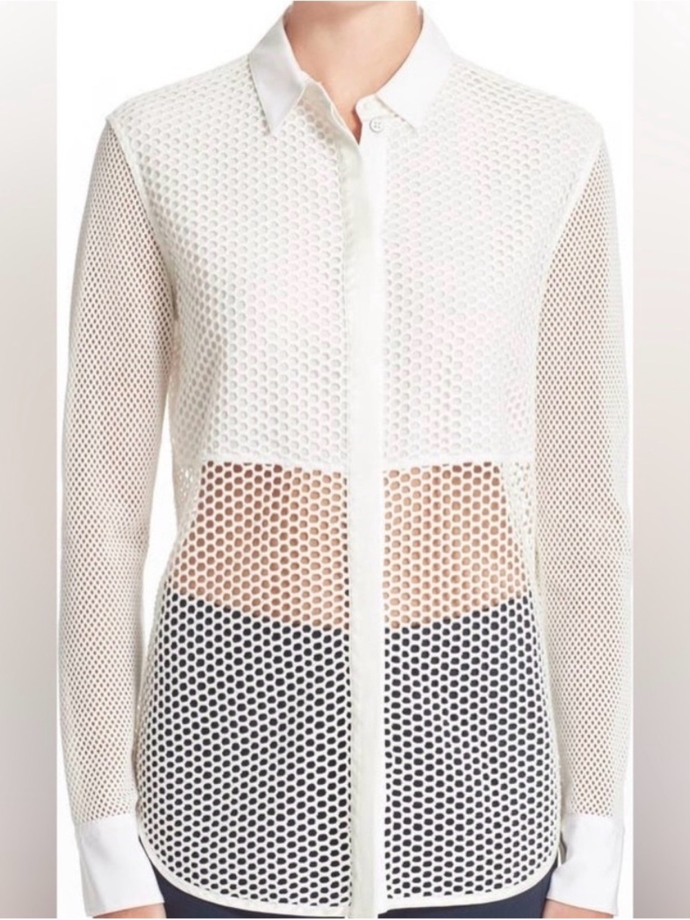 Rag & Bone Luna Cotton Silk Blend Top
